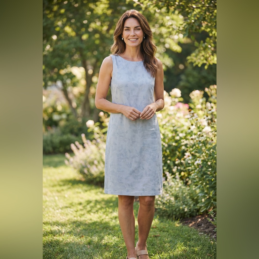 Tommy Bahama Light Blue Silk Dress